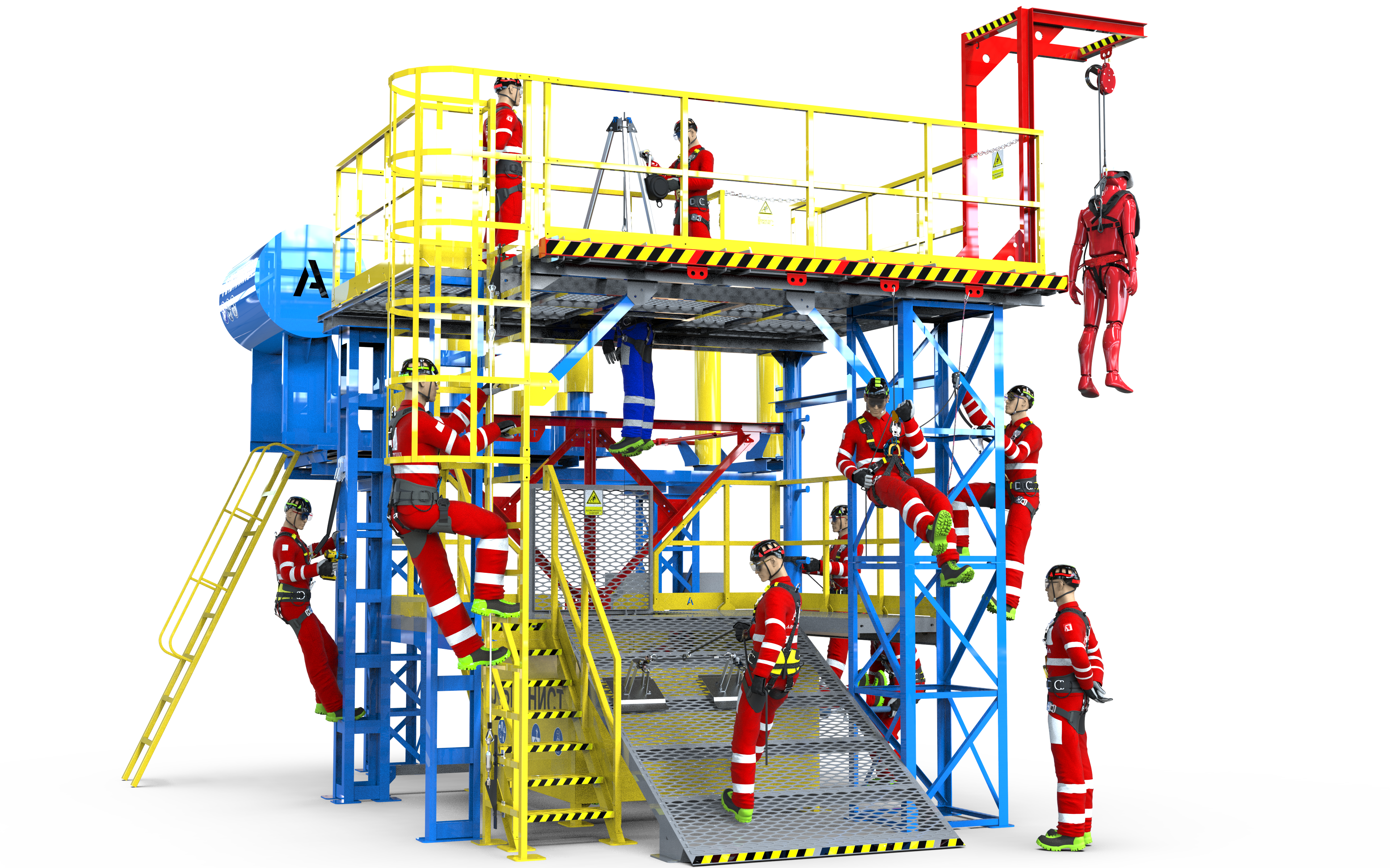 Учебно-тренировочный полигон (комплекс)  Альпинист-03-07. Учебно-тренировочный полигон (комплекс)  Альпинист-03-07.