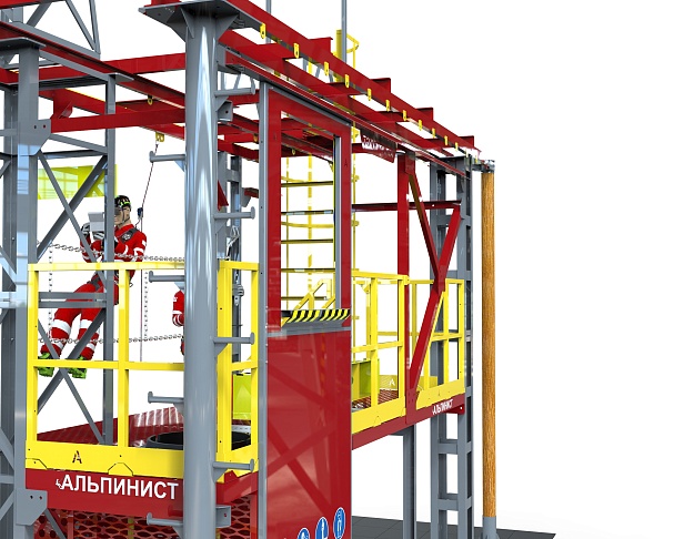 г.Муром. В Муроме установили современный тренажер для обучения работам на высоте г.Муром. В Муроме установили современный тренажер для обучения работам на высоте