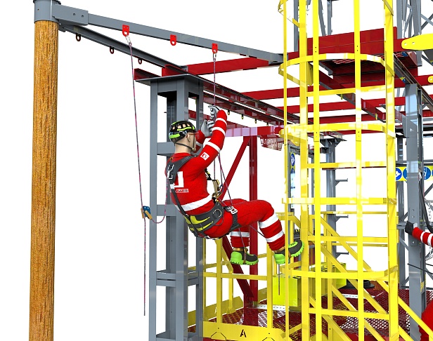 г.Муром. В Муроме установили современный тренажер для обучения работам на высоте г.Муром. В Муроме установили современный тренажер для обучения работам на высоте